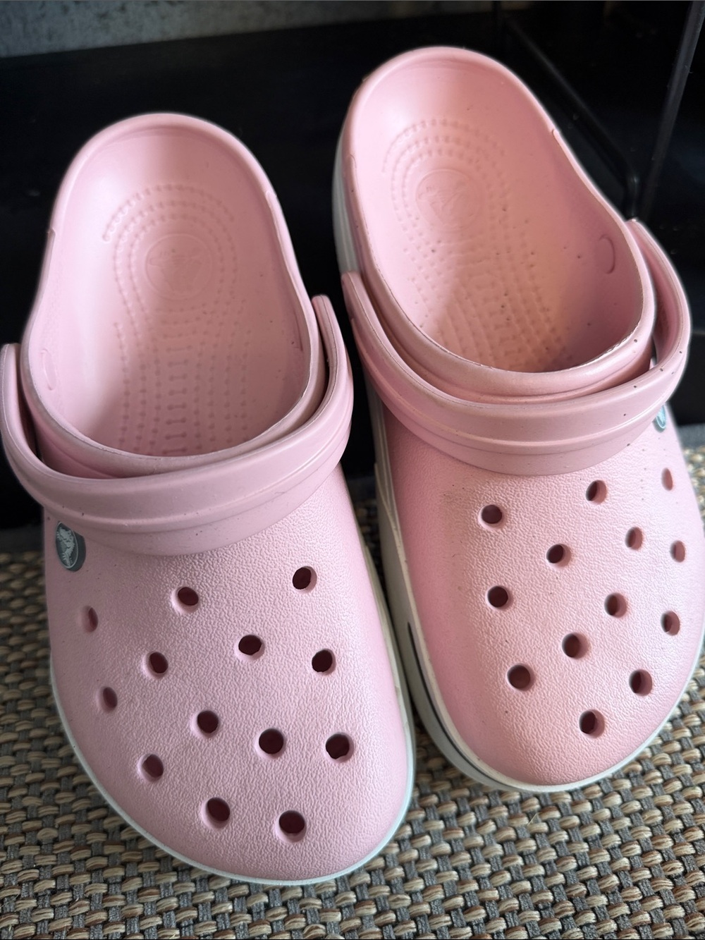 Women's Pink Slip-On Clog Shoes